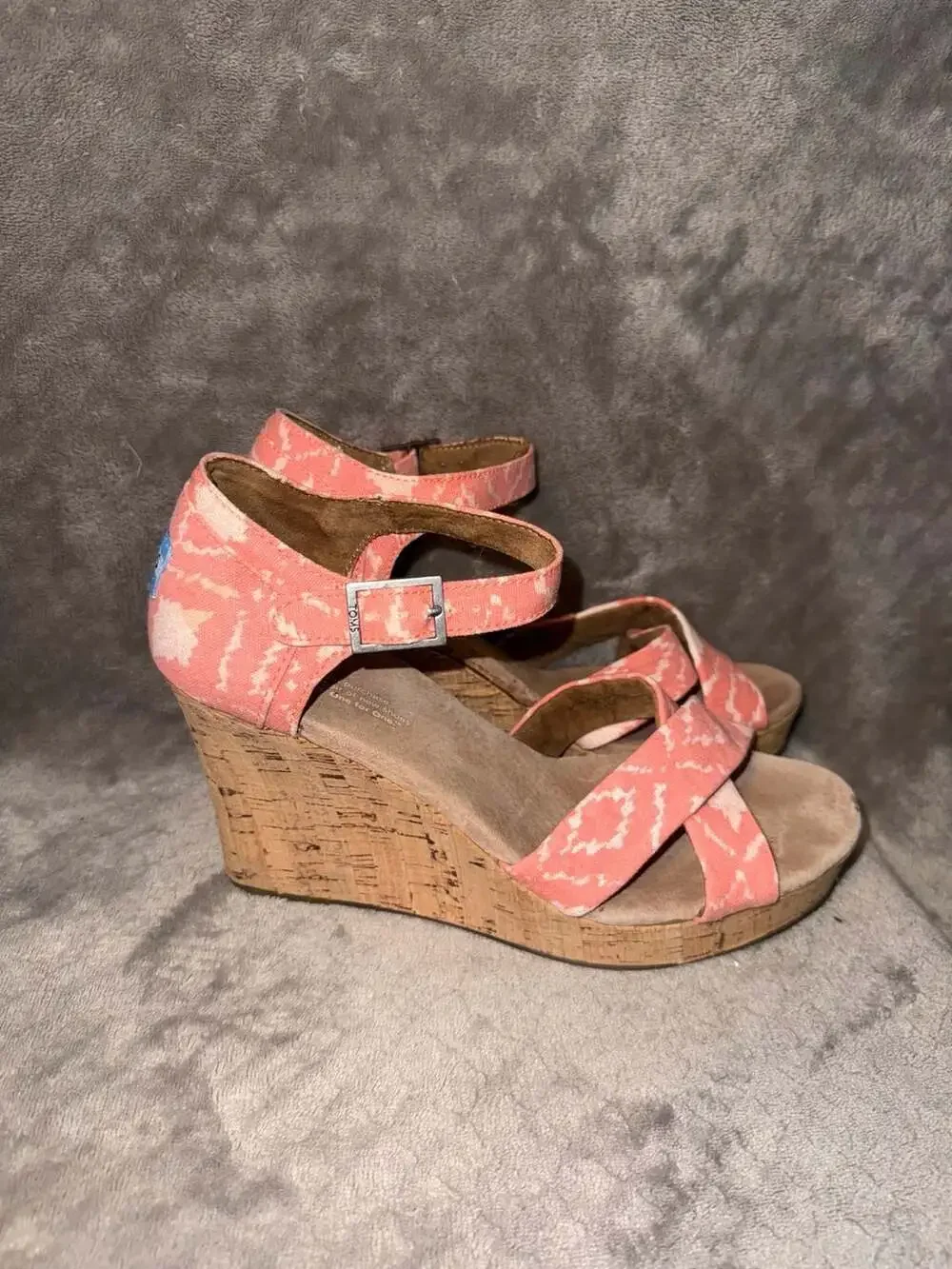 Toms strappy wedge
